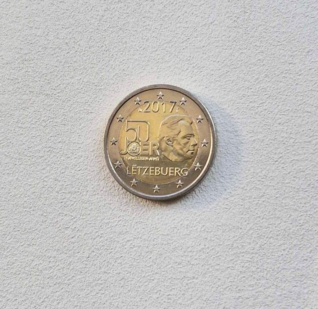 2 euro Luxemburg 2017 '50 jaar vrijwilligers leger' UNC, Ophalen of Verzenden, Luxemburg, 2 euro, Losse munt