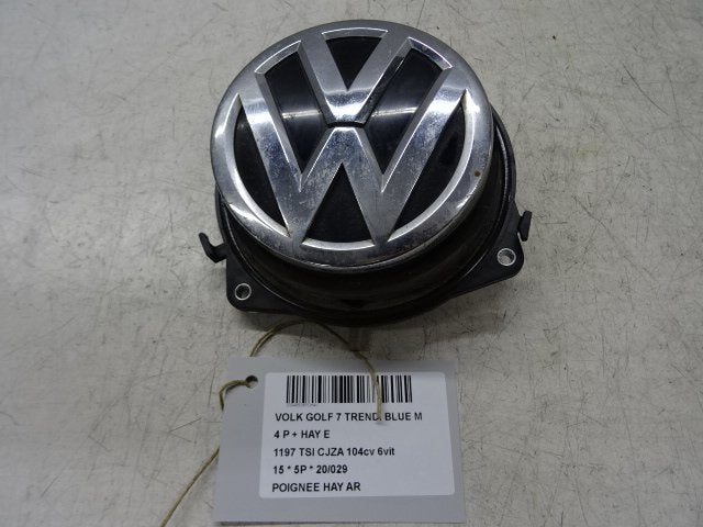POIGNEE COFFRE / HAYON ARRIERE Golf VII (AUA) (5G9827469), Utilisé, Volkswagen