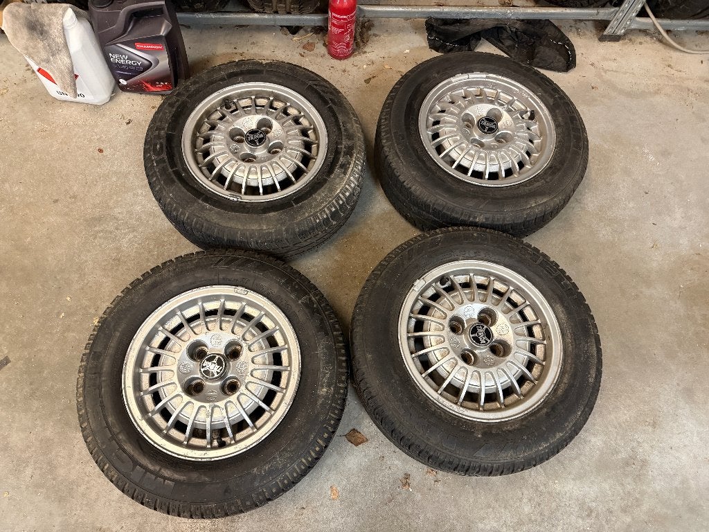 4 vintage OZ/TARGA alu velgen 6Jx13 ET38 4x100 Golf 1 VW, Auto-onderdelen, Gebruikt, Overige, Ophalen of Verzenden, Personenwagen