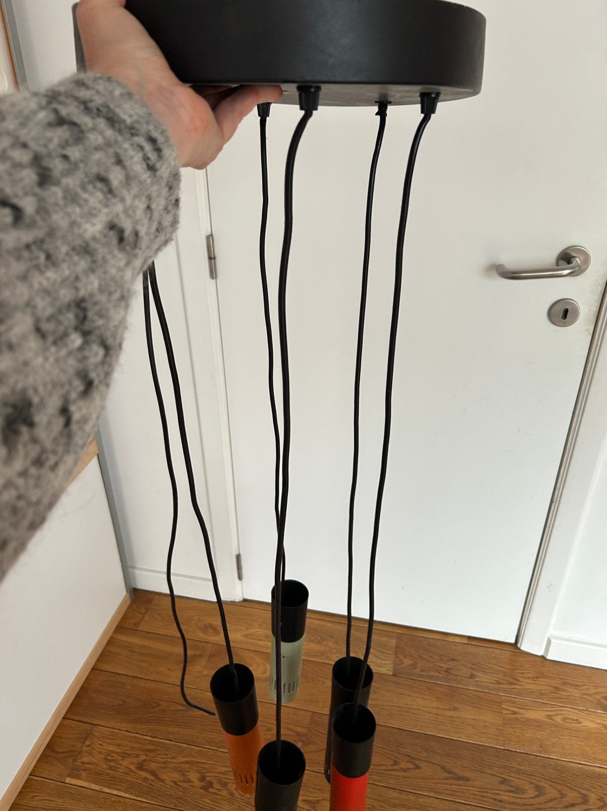 Plafondlamp vintage, Huis en Inrichting, Ophalen, Gebruikt, Vintage, 50's.