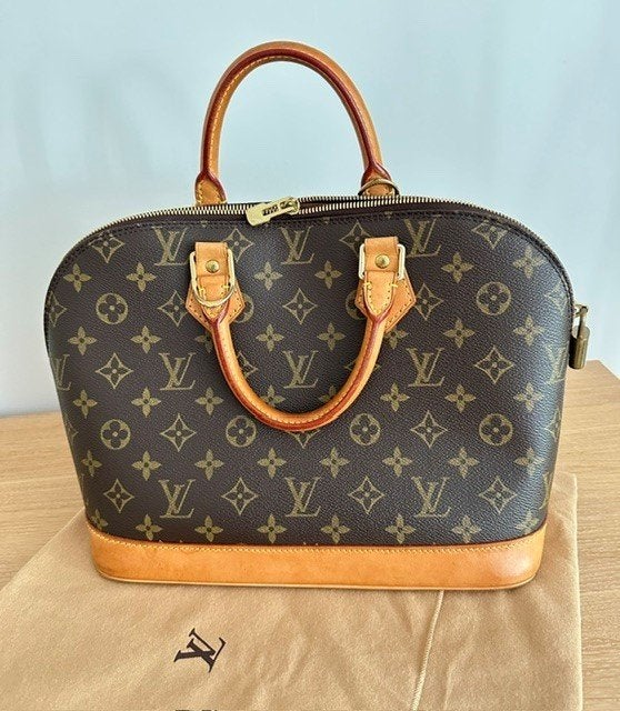 Louis Vuitton model Alma PM Monogram - Zeer goede staat, Handtassen en Accessoires, Tassen | Damestassen, Ophalen, Bruin, Handtas