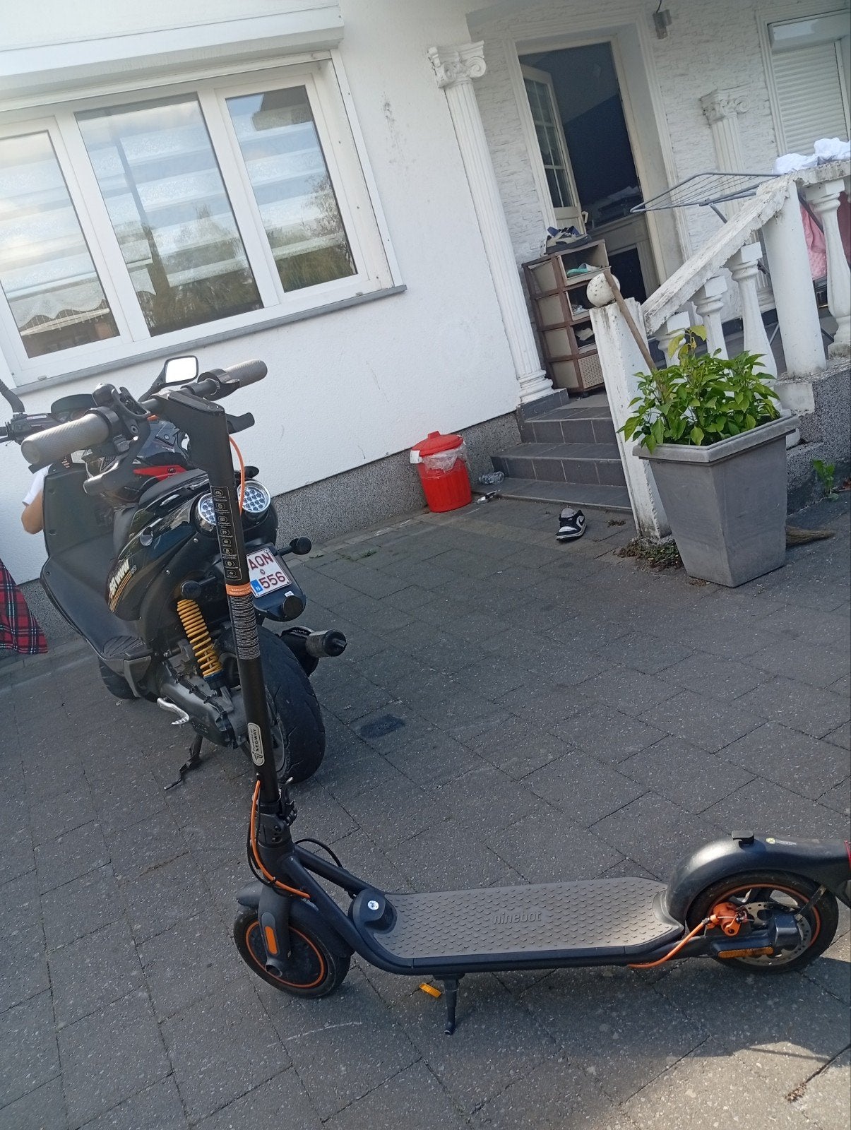elektrische step, Fietsen en Brommers, Ophalen of Verzenden, Zo goed als nieuw, Elektrische step (E-scooter), Segway ninebot