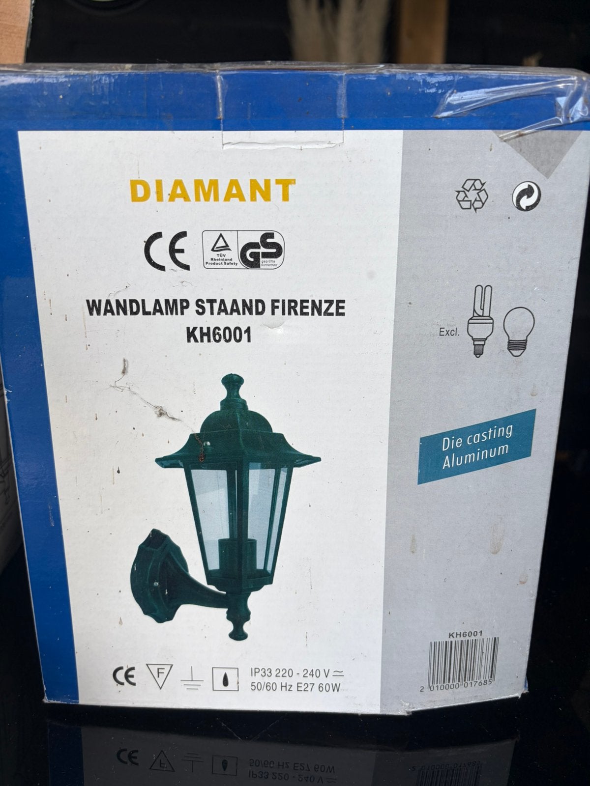Wandlamp merk firenze. Elektrisch . 30 euro per stuk., Jardin & Terrasse, Éclairage extérieur, Enlèvement, Comme neuf, Appliques murales
