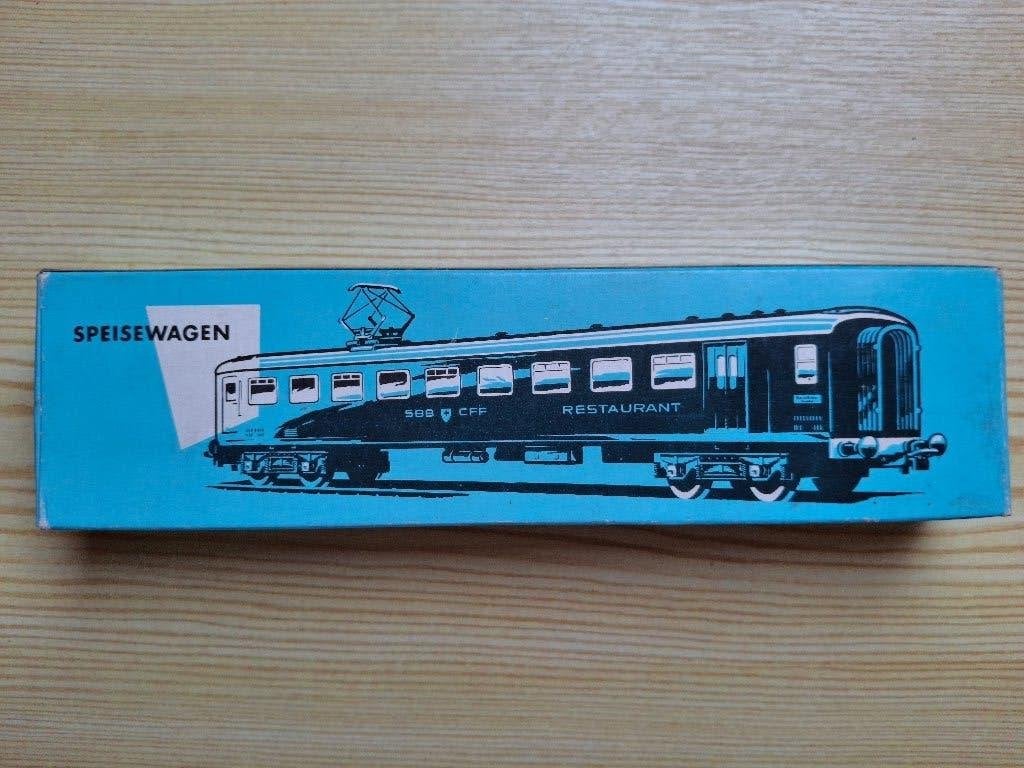 Märklin 4035 – Restaurantrijtuig, Ophalen, Wisselstroom, Gebruikt, Wagon