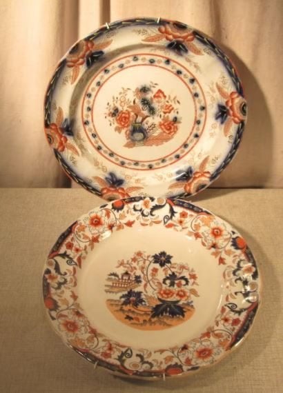 2 Prachtige antieke Wandborden - Petrus Regout Persian 33cm, Ophalen of Verzenden