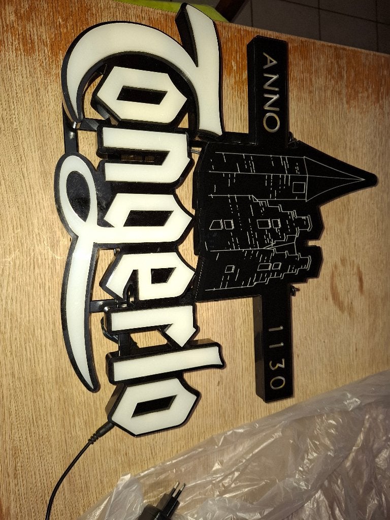 Lichtreclame Tongerlo bier, Ophalen of Verzenden, Nieuw, Lichtbak of (neon) lamp