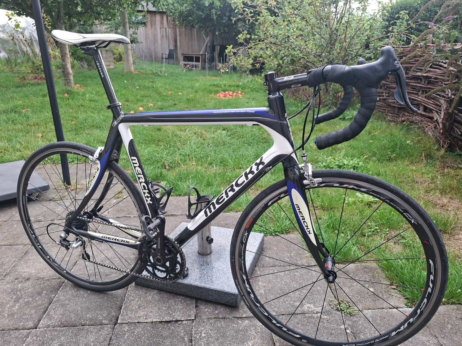 Eddy Merckx EMX-1 volledig carbon - koersfiets maat 60, Autres marques, Frein sur jante, 57 à 61 cm, Enlèvement