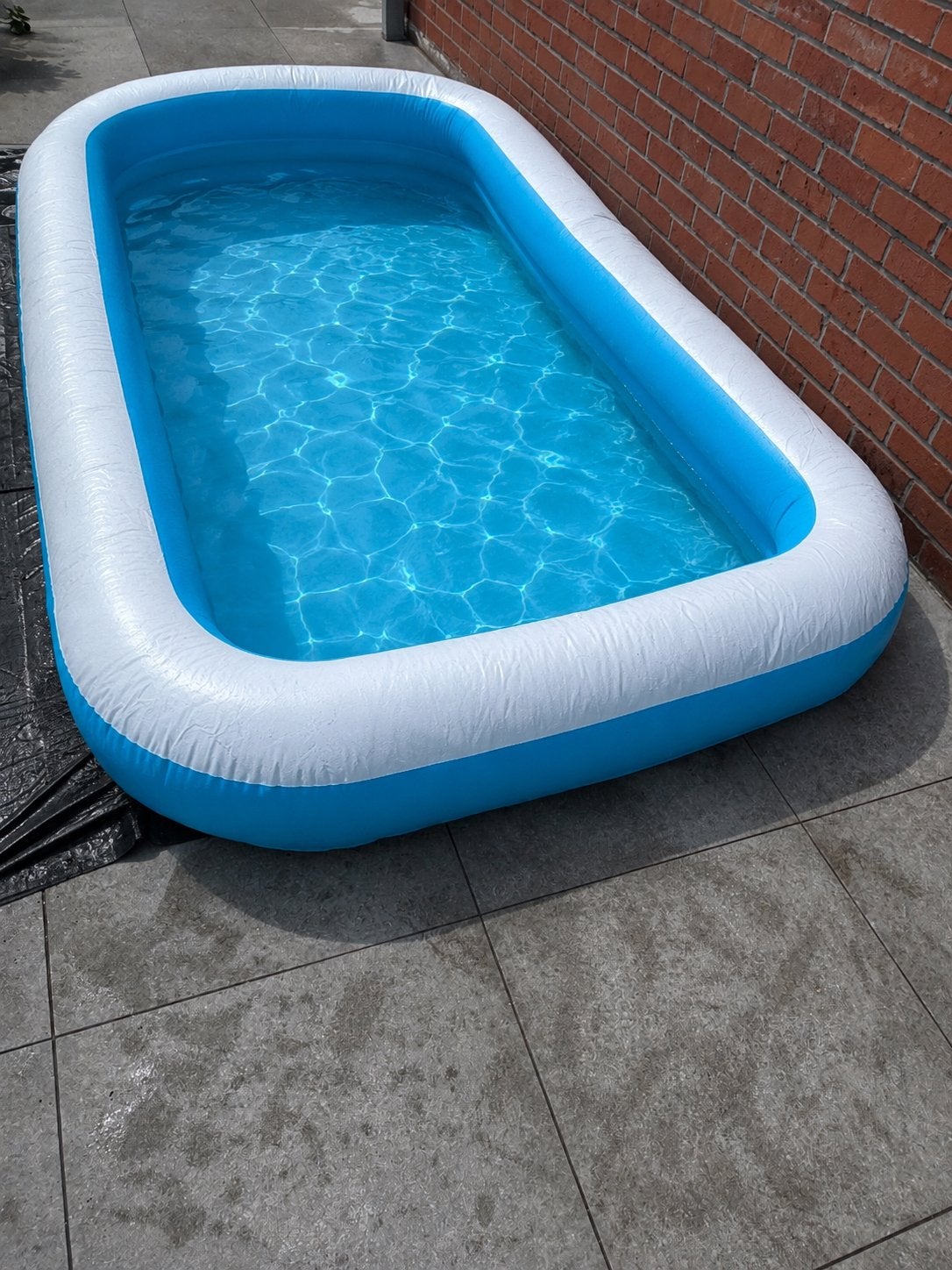 Bestway opblaasbaar rechthoekig zwembad – 305 x 183 x 56 cm, Tuin en Terras, Zwembaden, Ophalen, Zo goed als nieuw, Rechthoekig