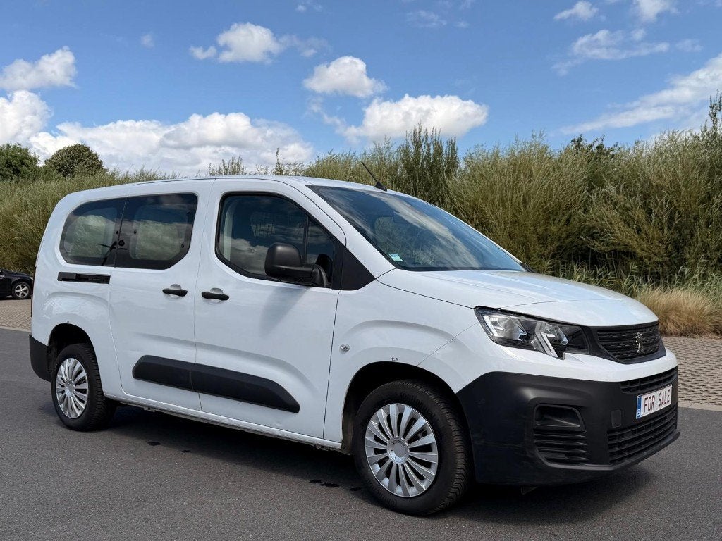 PEUGEOT PARTNER 1.5L L2 I TOPSTAAT I GEKEURD, Auto's, Peugeot, Voorwielaandrijving, 75 kW, Stof, Wit