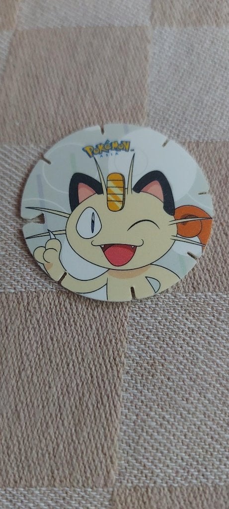 Pokémon Flippo de Chiki Balls, rare Meowth, Envoi, Neuf, Autres types