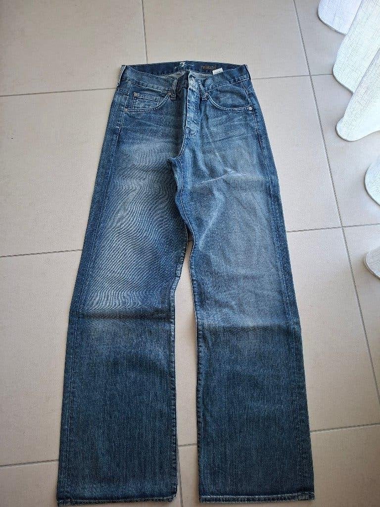 Jeans 7 for All Mankind Relaxed taille 28, 7 for all mankind, Enlèvement ou Envoi, Porté, Bleu