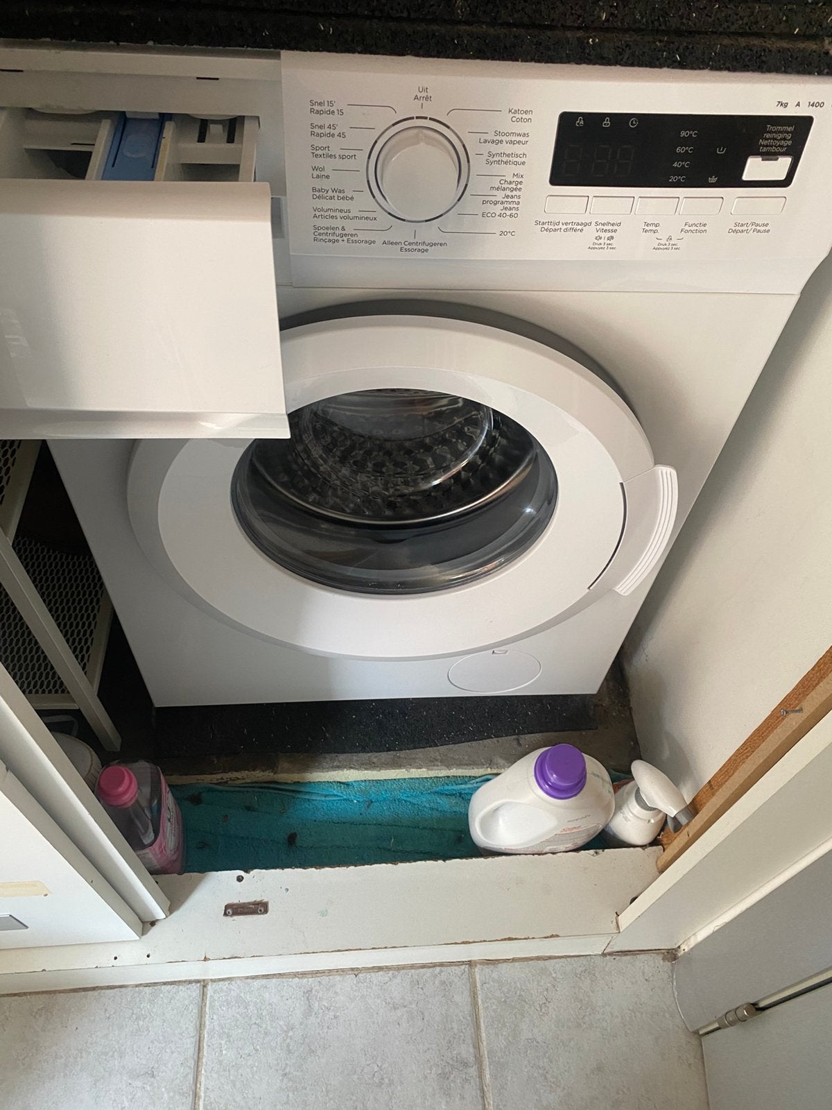 Wasmachine 7kg voorlader, Elektronische apparatuur, Wasmachines, Ophalen, Zo goed als nieuw, Voorlader