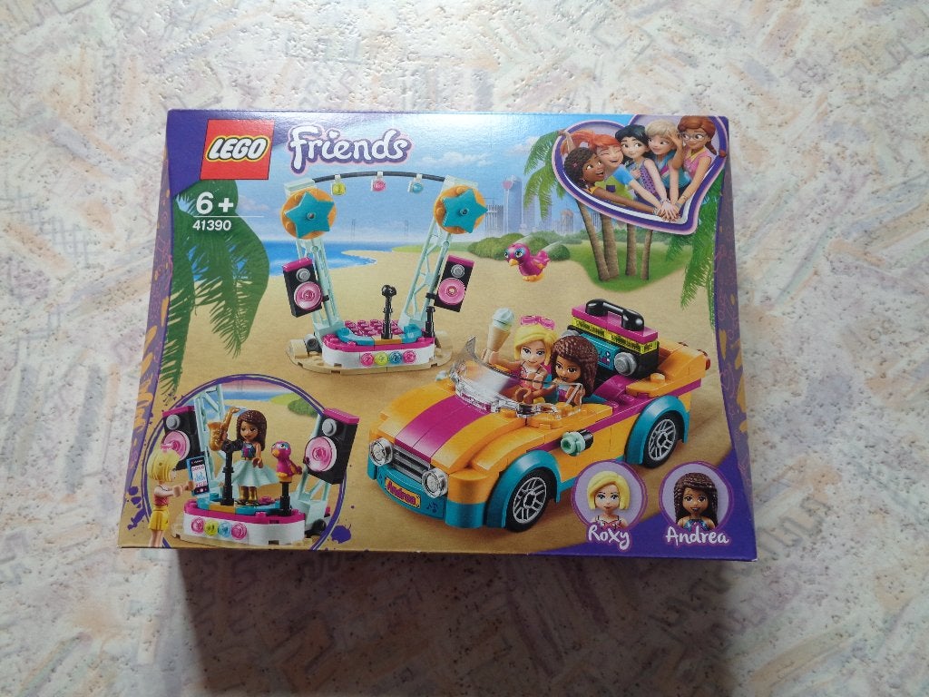 Lego Friends Andrea's Car And Stage - 41390, Lego, Nieuw, Friends, Ophalen of Verzenden