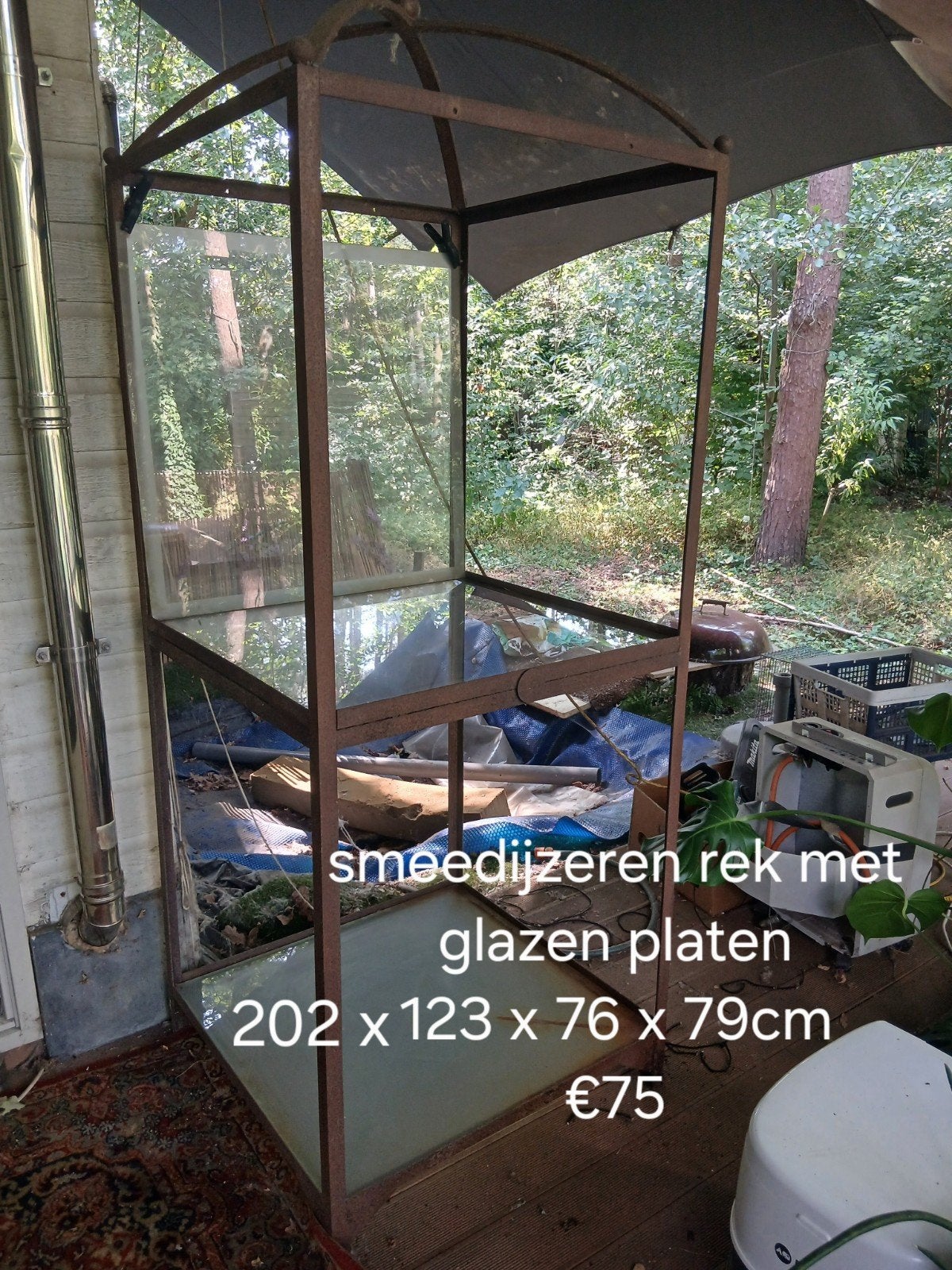 smeedijzeren rek, Antiek en Kunst, Ophalen