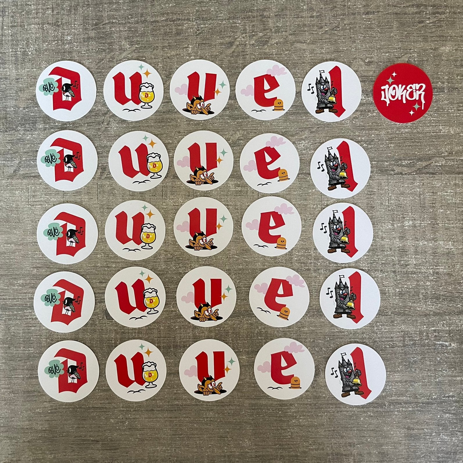 Duvel lettertjes gentse feesten, Ophalen of Verzenden, Duvel