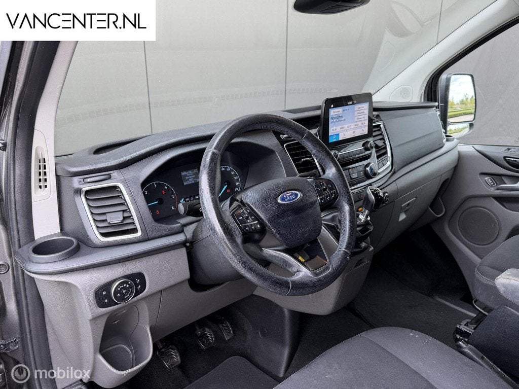 Ford Transit Custom 2.0 TDCI 130PK L2 DC Apple Carplay 2 Sch, Argent ou Gris, Achat, Euro 6, Boîte manuelle