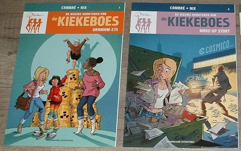 de nieuw avonturen van de kiekeboes nrs 1 en 2, Boeken, Cambré, Charel - Nix, Nieuw, Ophalen of Verzenden, Meerdere stripboeken