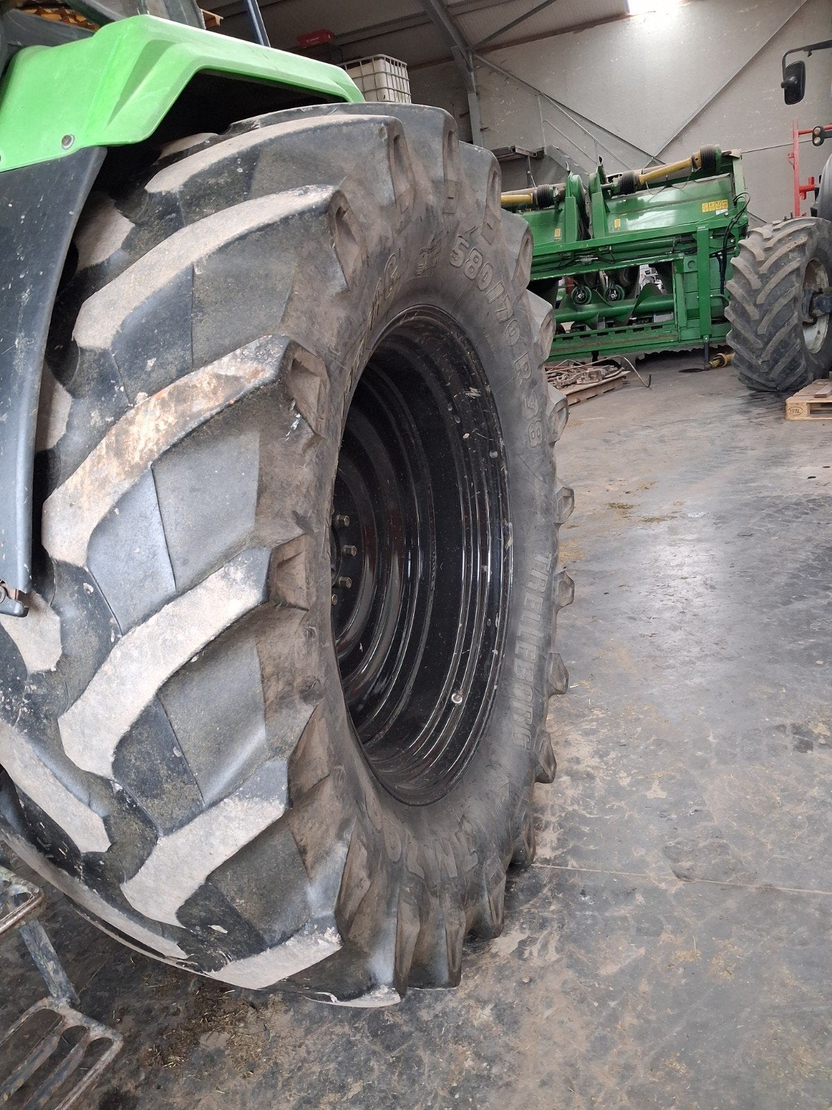 Tractor banden, Ophalen