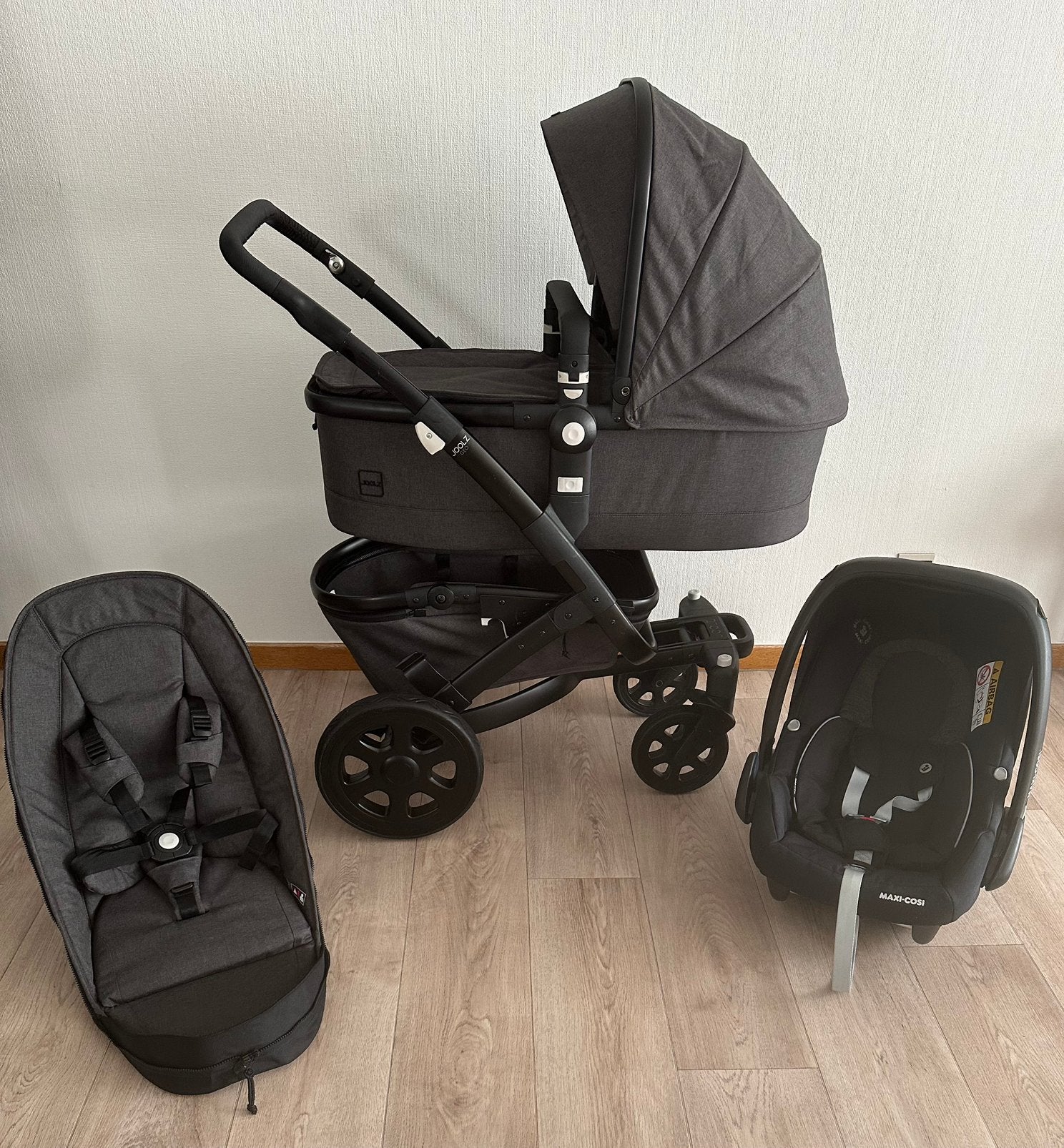 Joolz Geo2 Awesome Grey 3 in 1 - COMPLEET