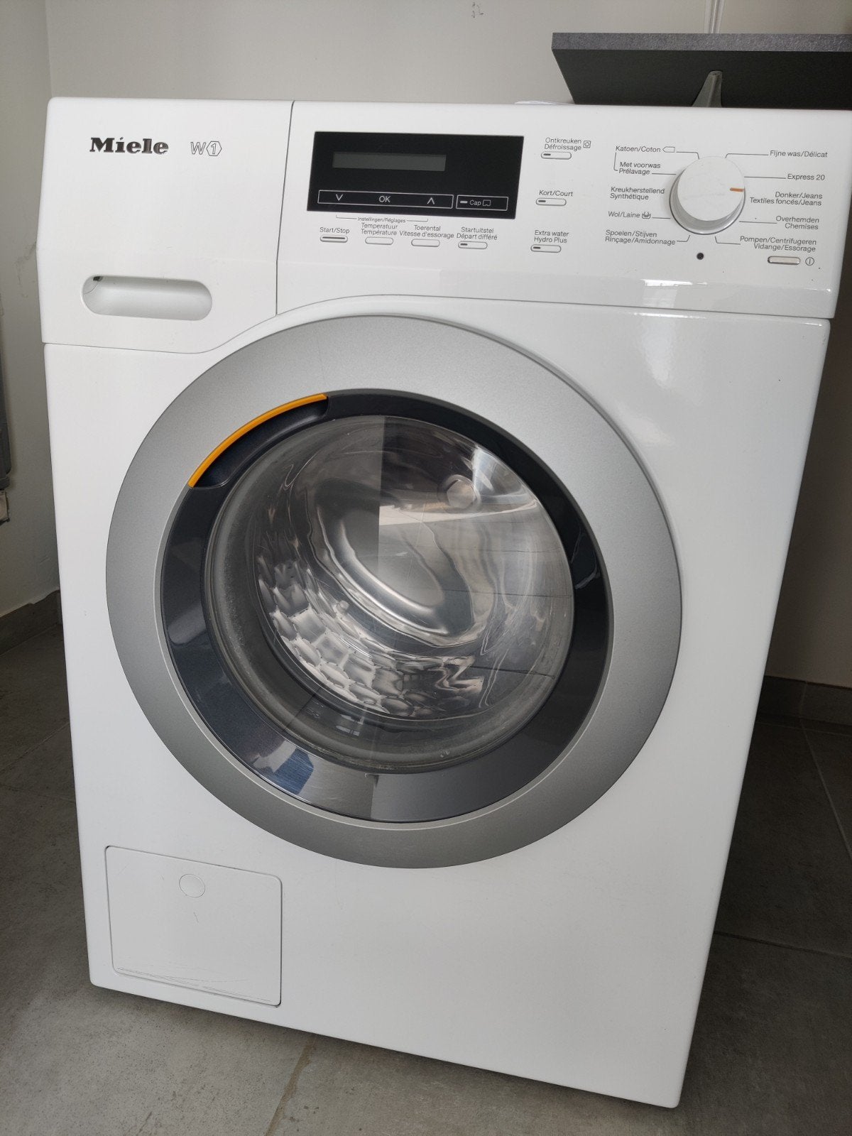 Miele wasmachine, Elektronische apparatuur, Ophalen, Gebruikt, Voorlader, Handwasprogramma