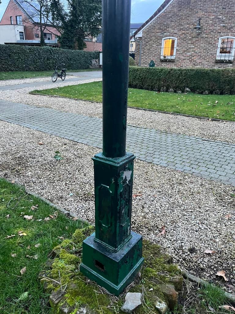 Authenthieke lantaarnpaal (3stuks), Tuin en Terras, Ophalen, Gebruikt