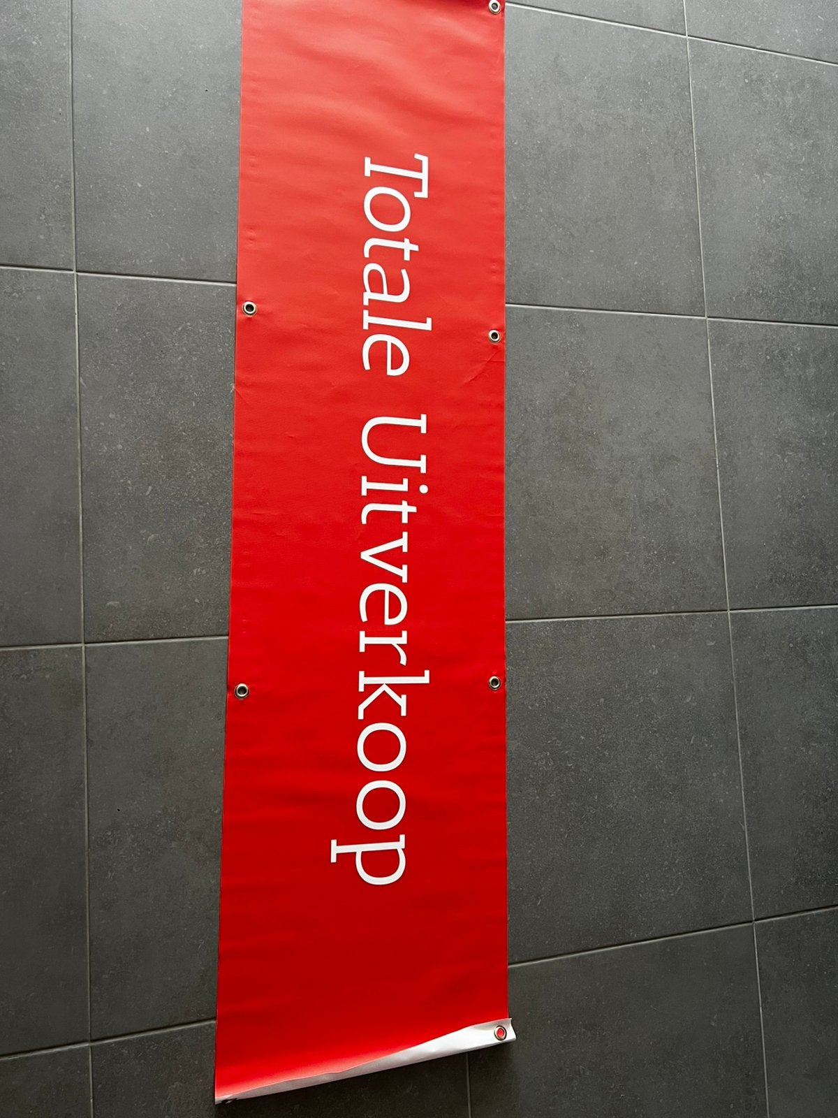 Banner Totale uitverkoop, Verzamelen, Ophalen, Nieuw