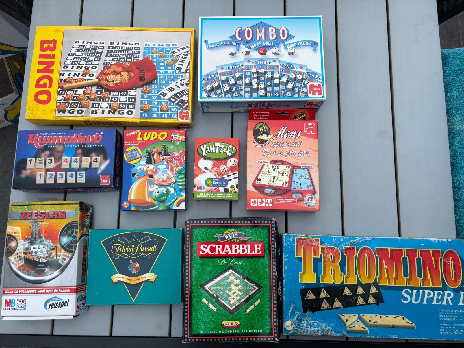 Lot gezelschapsspellen, Hobby en Vrije tijd, Ophalen, Gebruikt