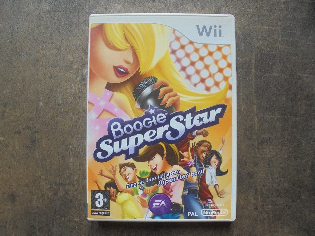 Boogie Super Star voor Wii (zie foto's) II, Consoles de jeu & Jeux vidéo, Enlèvement ou Envoi, 1 joueur, Musique, Utilisé