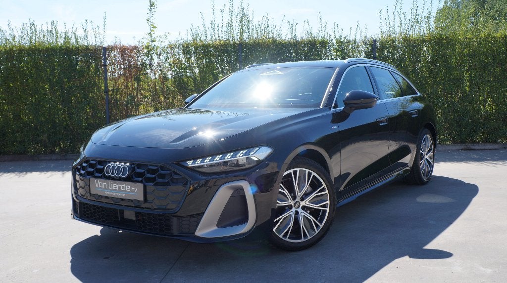 Audi A5 Avant 2.0 TFSI 150pk S-tronic S-line Leder Camera, Auto's, Dealer onderhouden, 4 cilinders, Zwart, Leder
