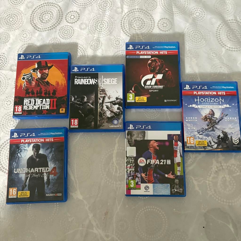 Ps4 spellen 6 stuk, Games en Spelcomputers, Games | Sony PlayStation 4, Ophalen, Online, Overige genres, 2 spelers