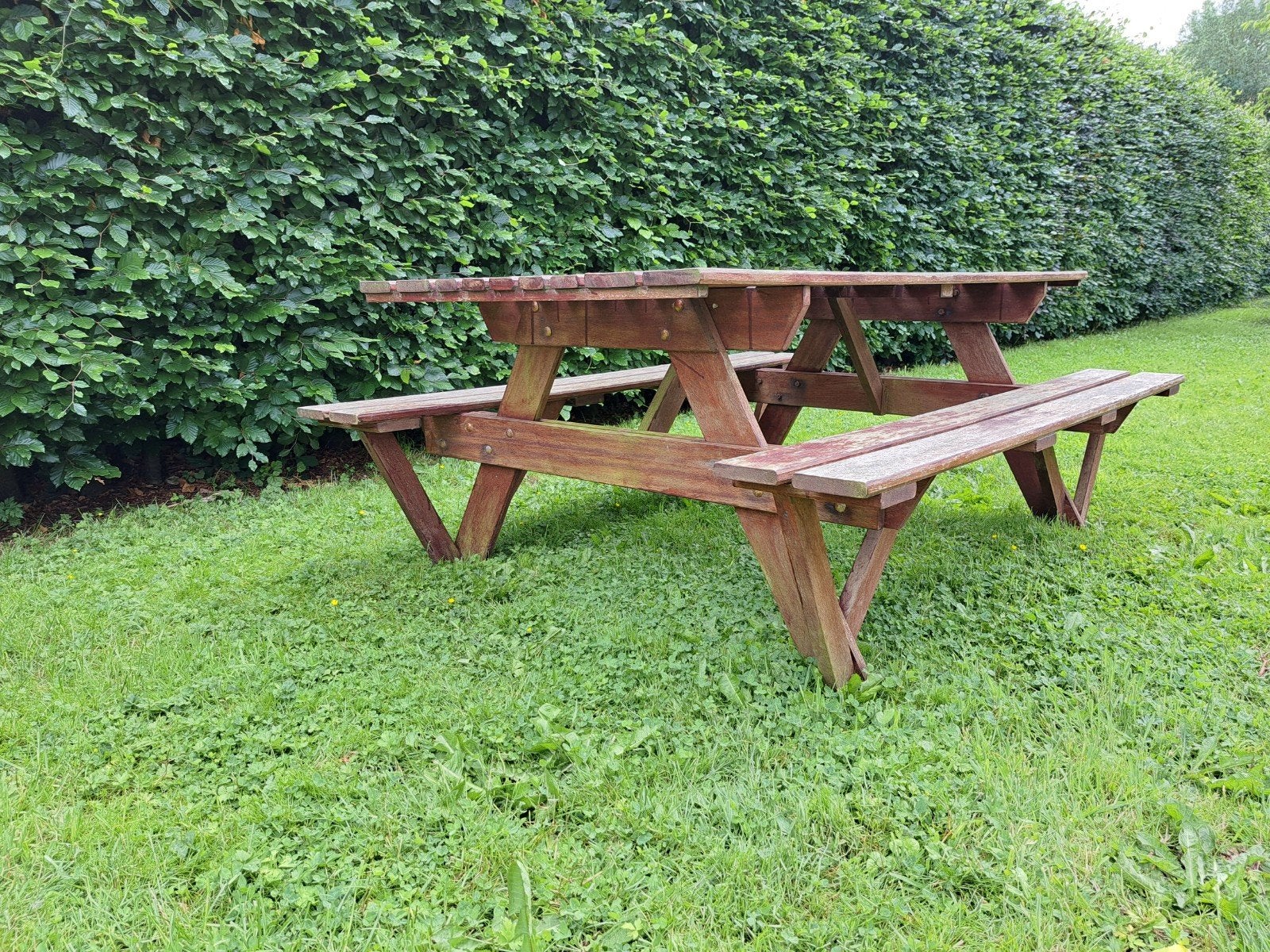 Picknicktafel hardhout, Tuin en Terras, Picknicktafels, Ophalen