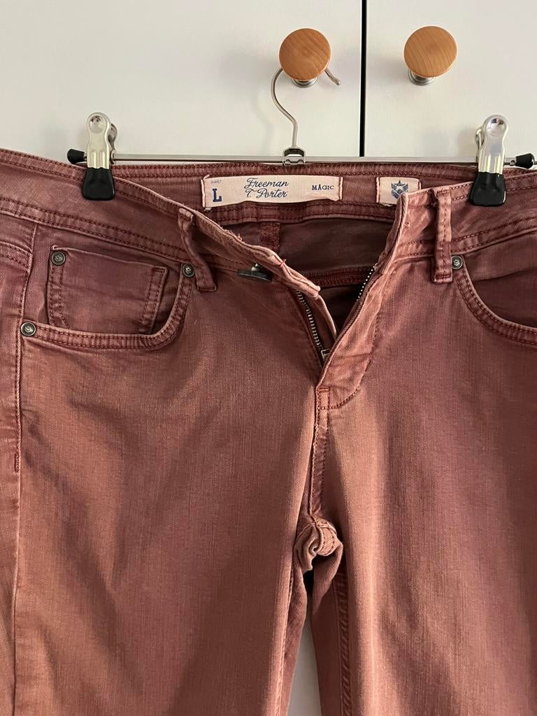 Freeman T Porter pantalons strech, Kleding | Dames, Ophalen of Verzenden, Zo goed als nieuw, Overige kleuren, W30 - W32 (confectie 38/40)