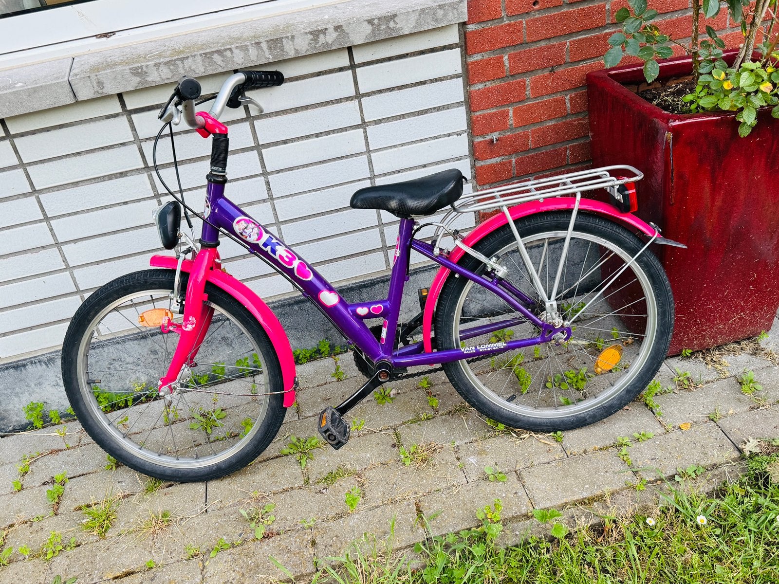 K3 Meisjesfiets te koop 20 inch, Fietsen en Brommers, Fietsen | Meisjes, Ophalen of Verzenden, Zo goed als nieuw, 20 inch