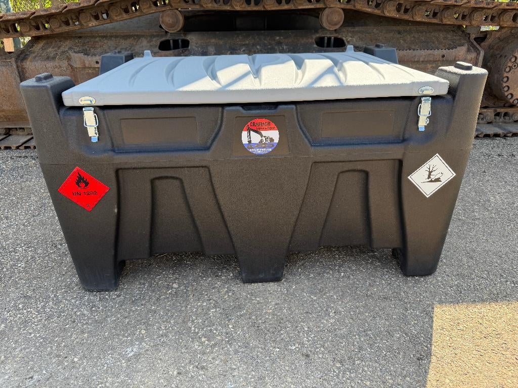 DIESELTANK MET 12 VOLT POMP EN VULPISTOOL, NIEUW, 330LTR, Ophalen