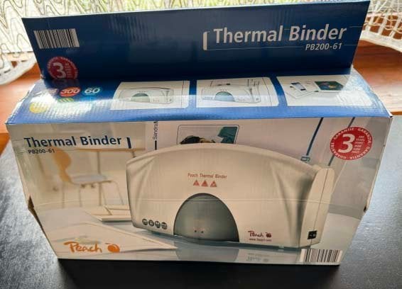 Nouvelle relieuse  thermique A4 — emballage d'origine fermée, Divers, Accessoires de bureau, Enlèvement ou Envoi, Neuf