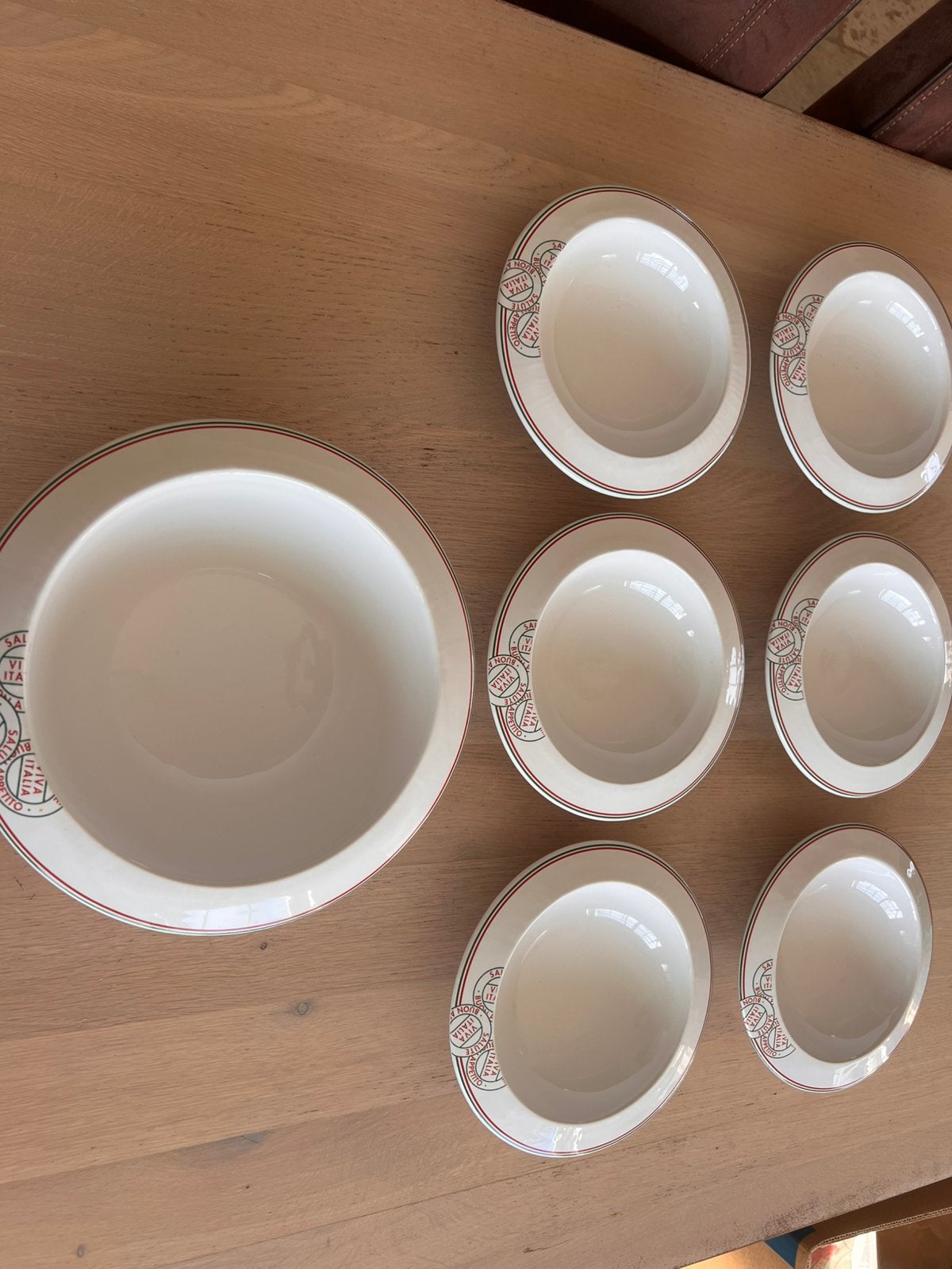 Pasta borden, Huis en Inrichting, Keuken | Servies, Ophalen of Verzenden, Zo goed als nieuw, Bord(en)