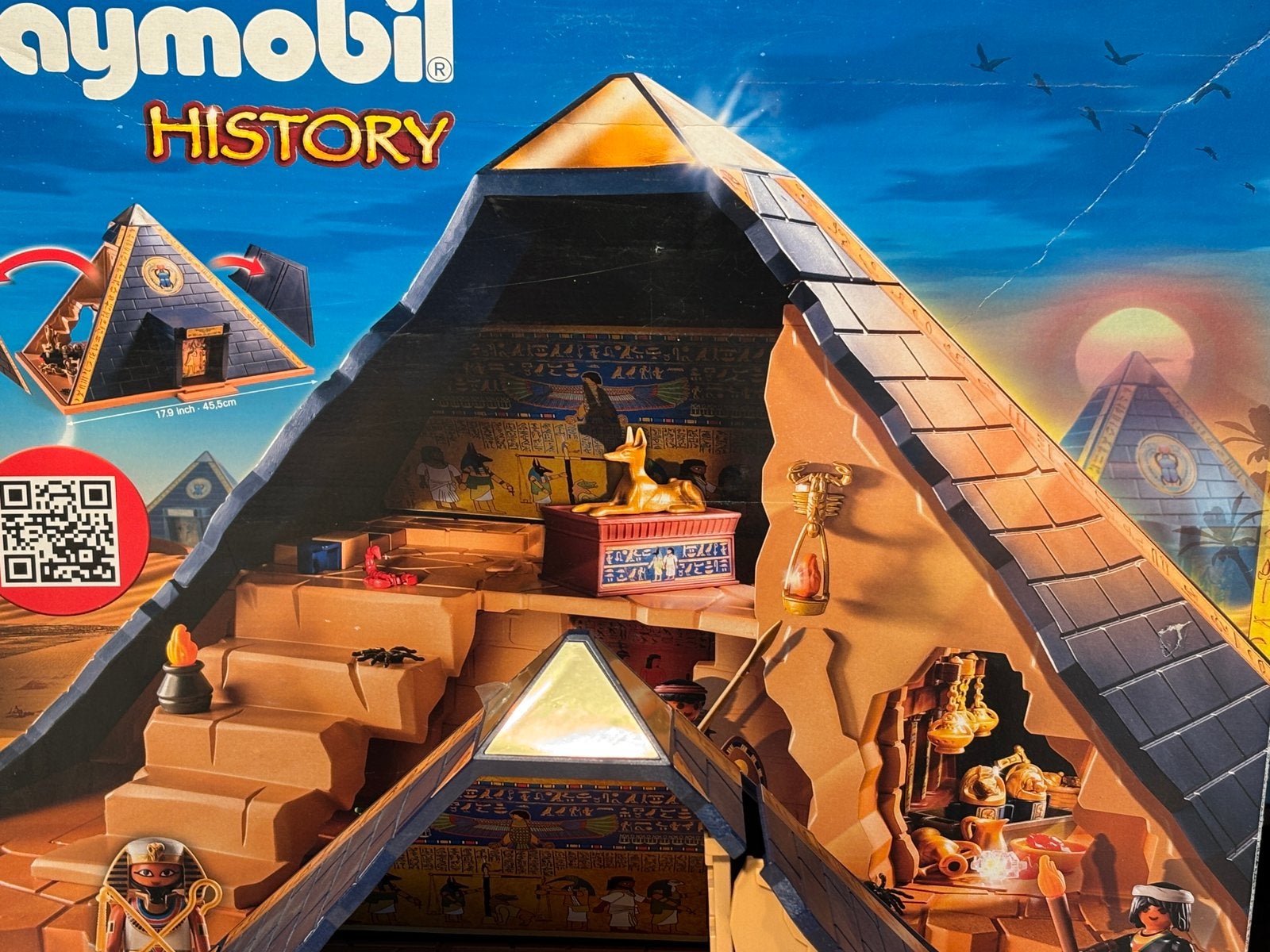 Playmobil history - grote piramide. - set 5386, Ophalen, Gebruikt, Gebouw, Complete set