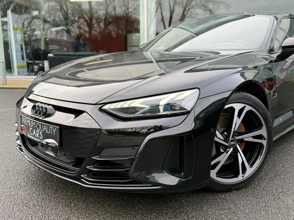 Audi e-tron GT QUATTRO / CAMÉRA 360° / PANO / HUD / CARPLA, Autos, Audi, Achat, Entreprise, Carnet d'entretien, Noir