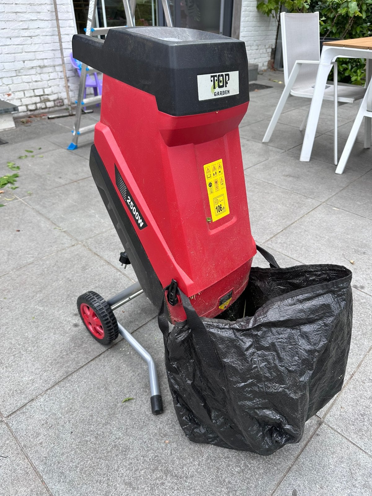 Hakselaar elektrisch, Tuin en Terras, Ophalen, Gebruikt, Elektrisch, Met opvangzak