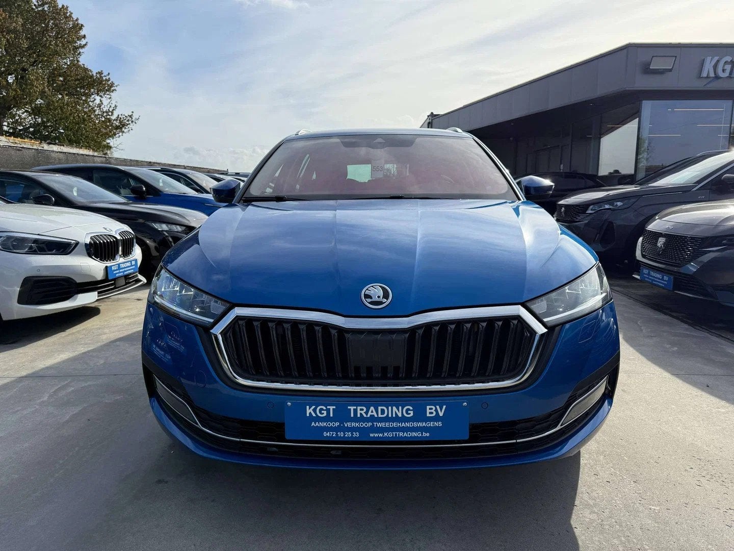 Skoda Octavia 1.4 TSI HYBRID AUTOMAAT FULL LED VIRTUAL COCKP, Auto's, Automaat, Stof, Gebruikt, Blauw