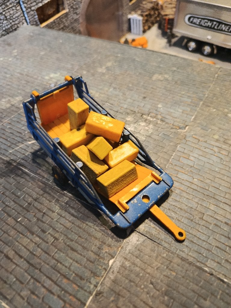 Groupeur de bottes Britains de 1978 + 8 balles, Enlèvement ou Envoi, Utilisé, Tracteur et Agriculture, Britains