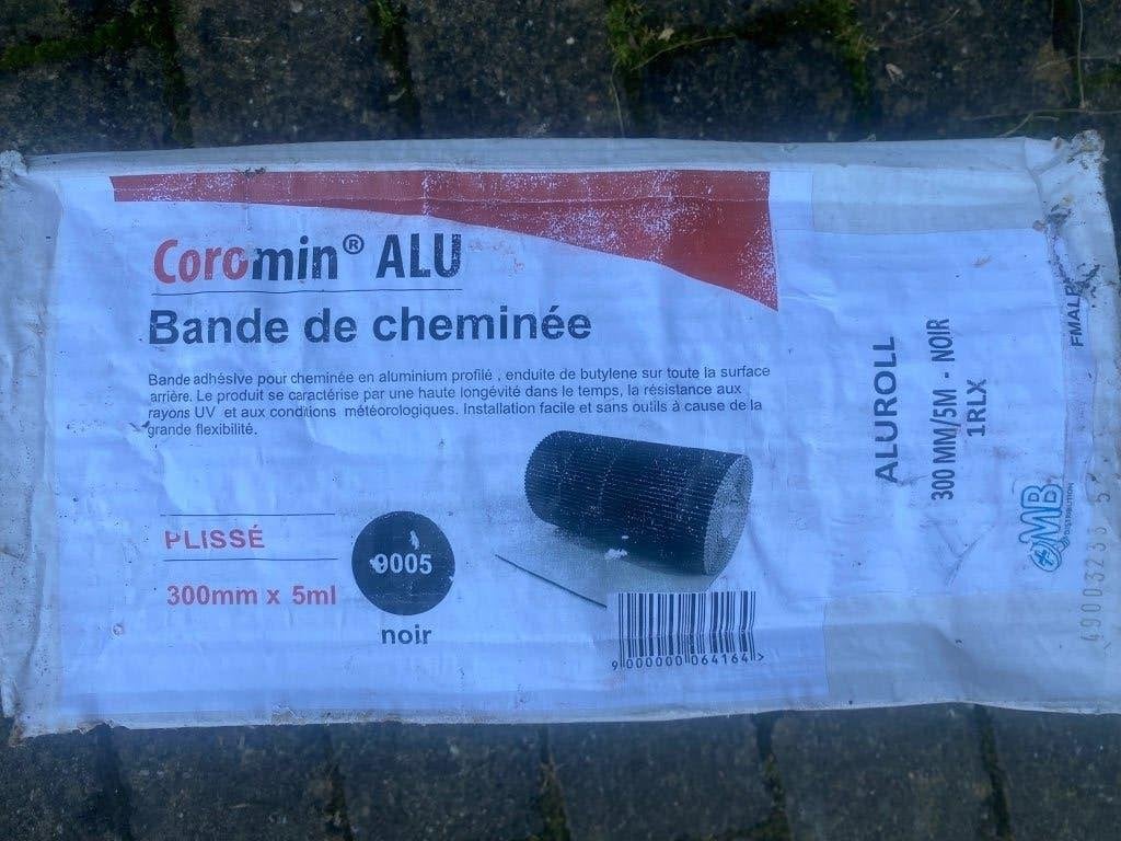 Dichtingsband Coromin 30 cm Zwart 5 m, Doe-het-zelf en Bouw, Metalen, Nieuw, Aluminium, Ophalen