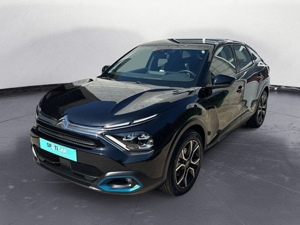 Citroen C4 ë-C4 100 kWh Feel met navi,camera,eerste eigenaa, Auto's, Zwart, 136 pk, Zwart, 5 zetels