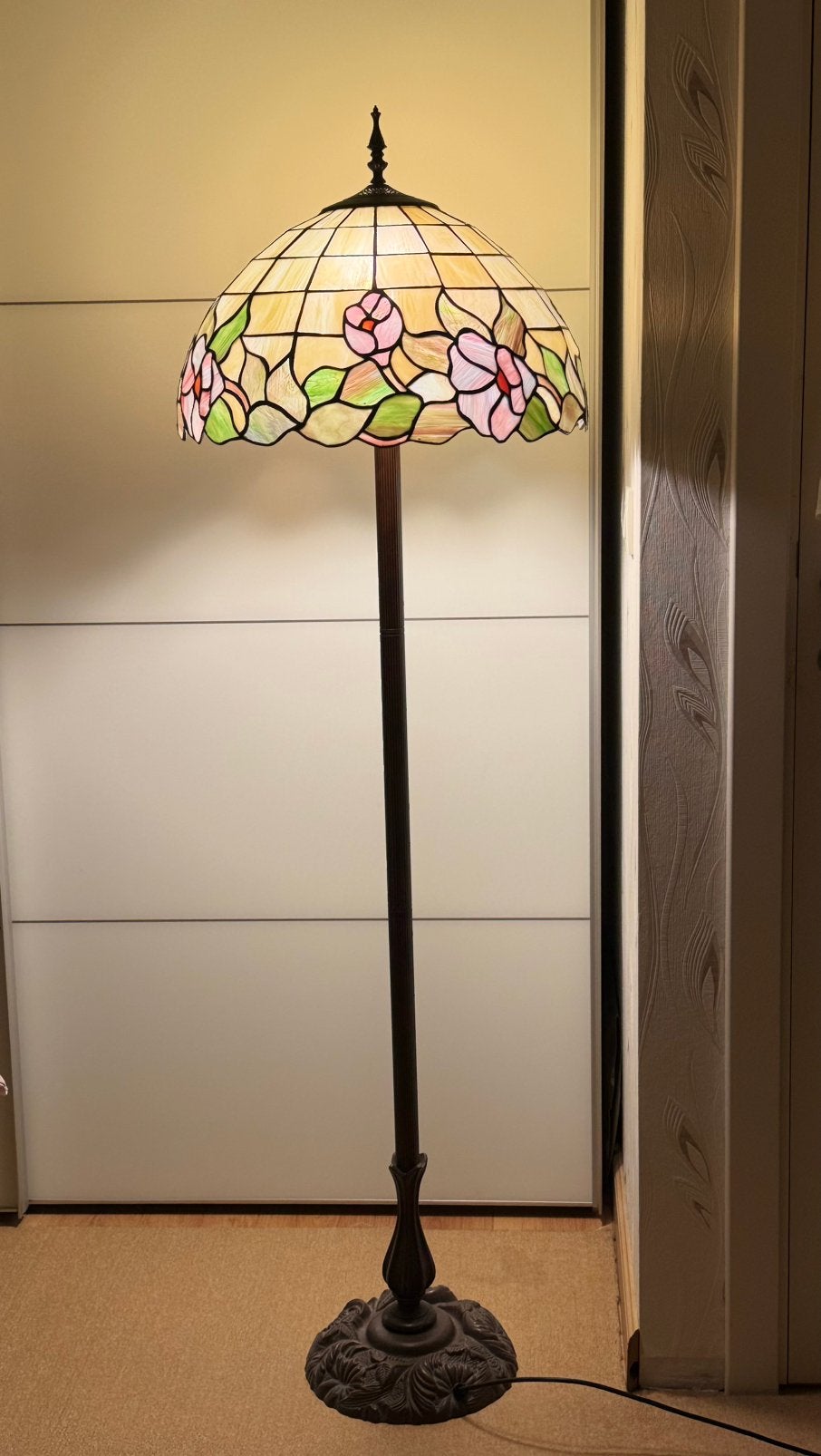 Prachtige tiffany staanlamp, Enlèvement