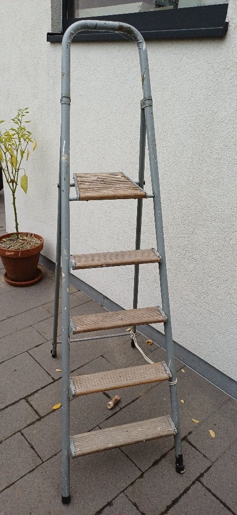ladder, Doe-het-zelf en Bouw, Ophalen, Gebruikt, Ladder, Opvouwbaar of Inschuifbaar