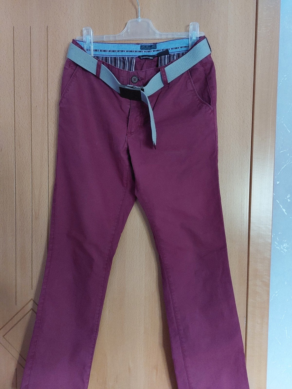 Heren-tiener broek (slanke persoon), Ophalen