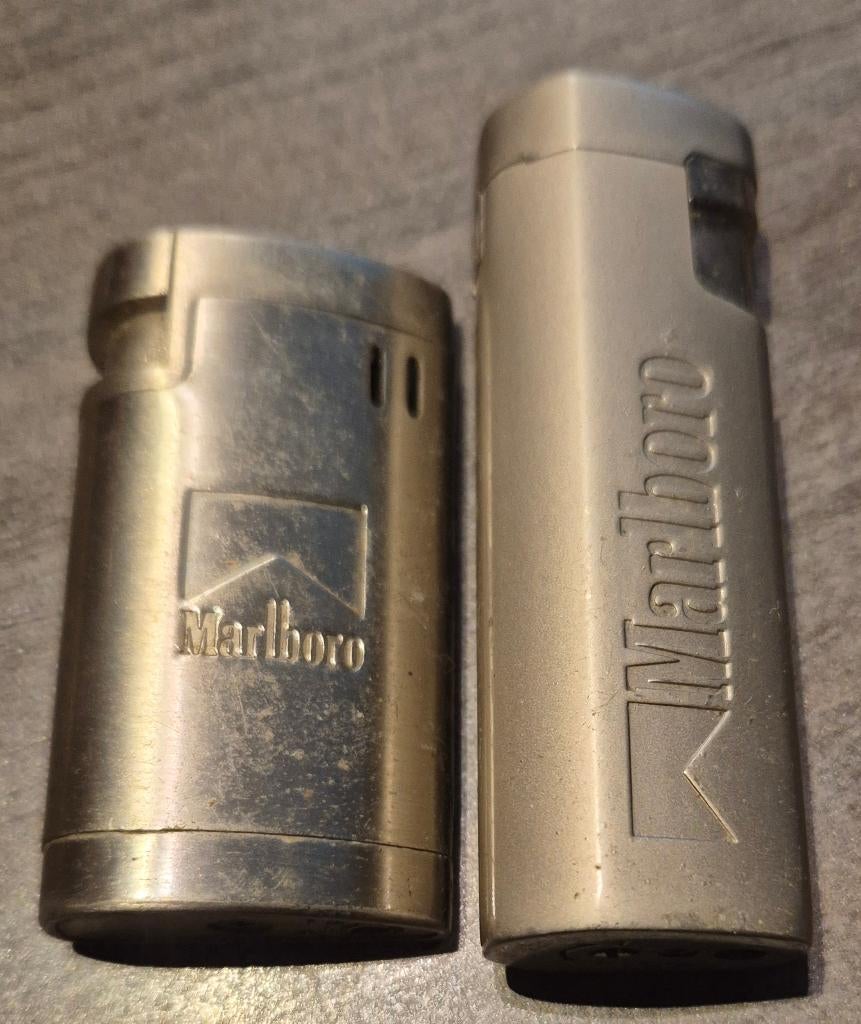 Hervulbare aanstekers Marlboro, Ophalen of Verzenden, Gebruikt, Aansteker