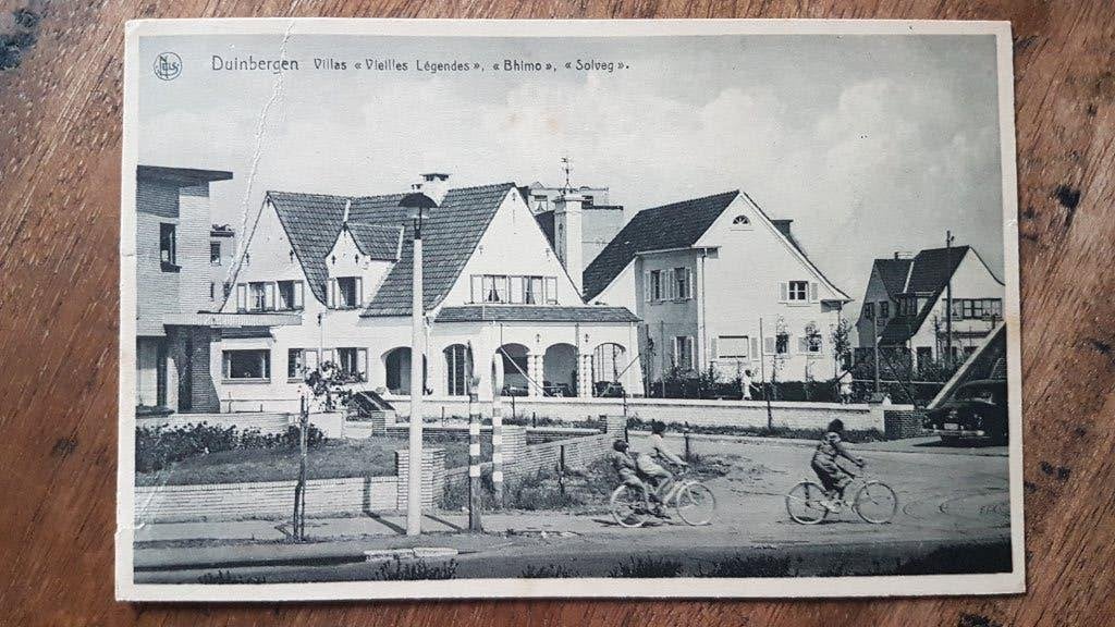Postkaart Duinbergen Villas Vieilles Légendes Bhimo Solveg, Enlèvement ou Envoi, 1940 à 1960, Affranchie, Flandre Occidentale
