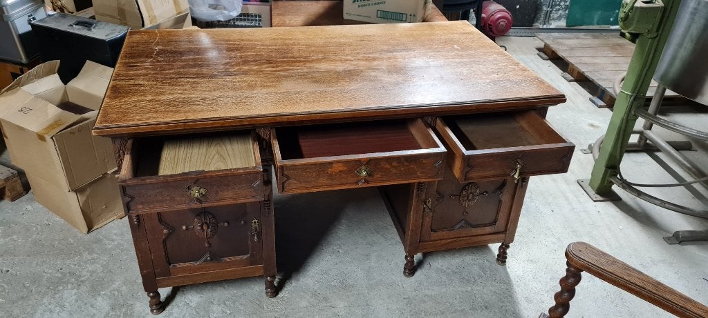 Bureau, stoel en kast, Antiek en Kunst, Ophalen