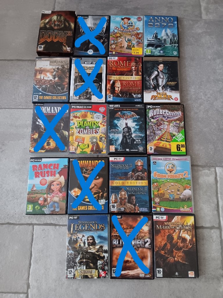 Verschillende pc games, Consoles de jeu & Jeux vidéo, Jeux | PC, Enlèvement, Comme neuf